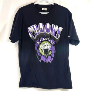 Crooks and Castles Mens Large Bandana Graphic Tee